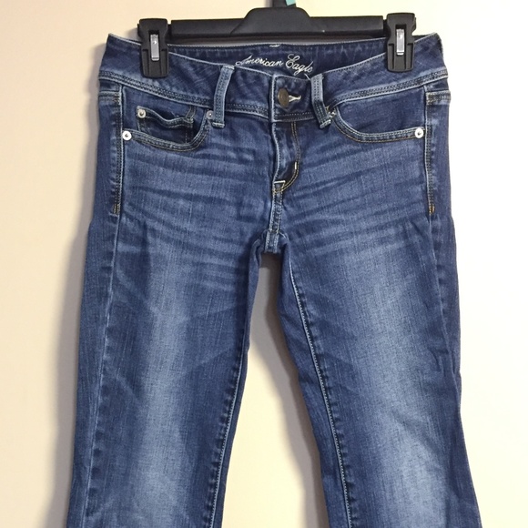 AMERICAN EAGLE SLIM BOOT BLUE JEANS STRETCH, 2 - Picture 1 of 8
